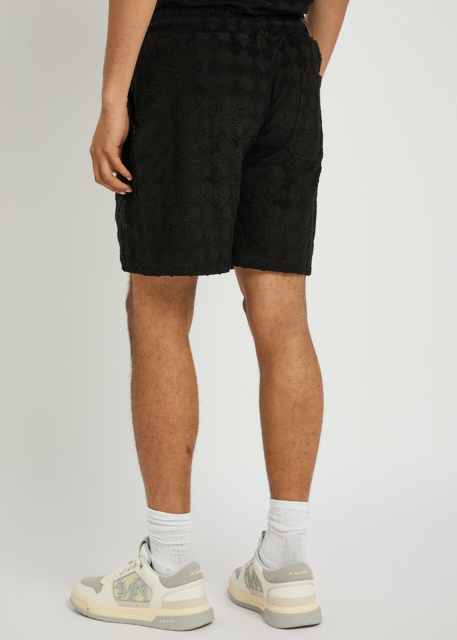 Amiri MA Quad Jacquard Cotton-blend Shorts Black Amiri