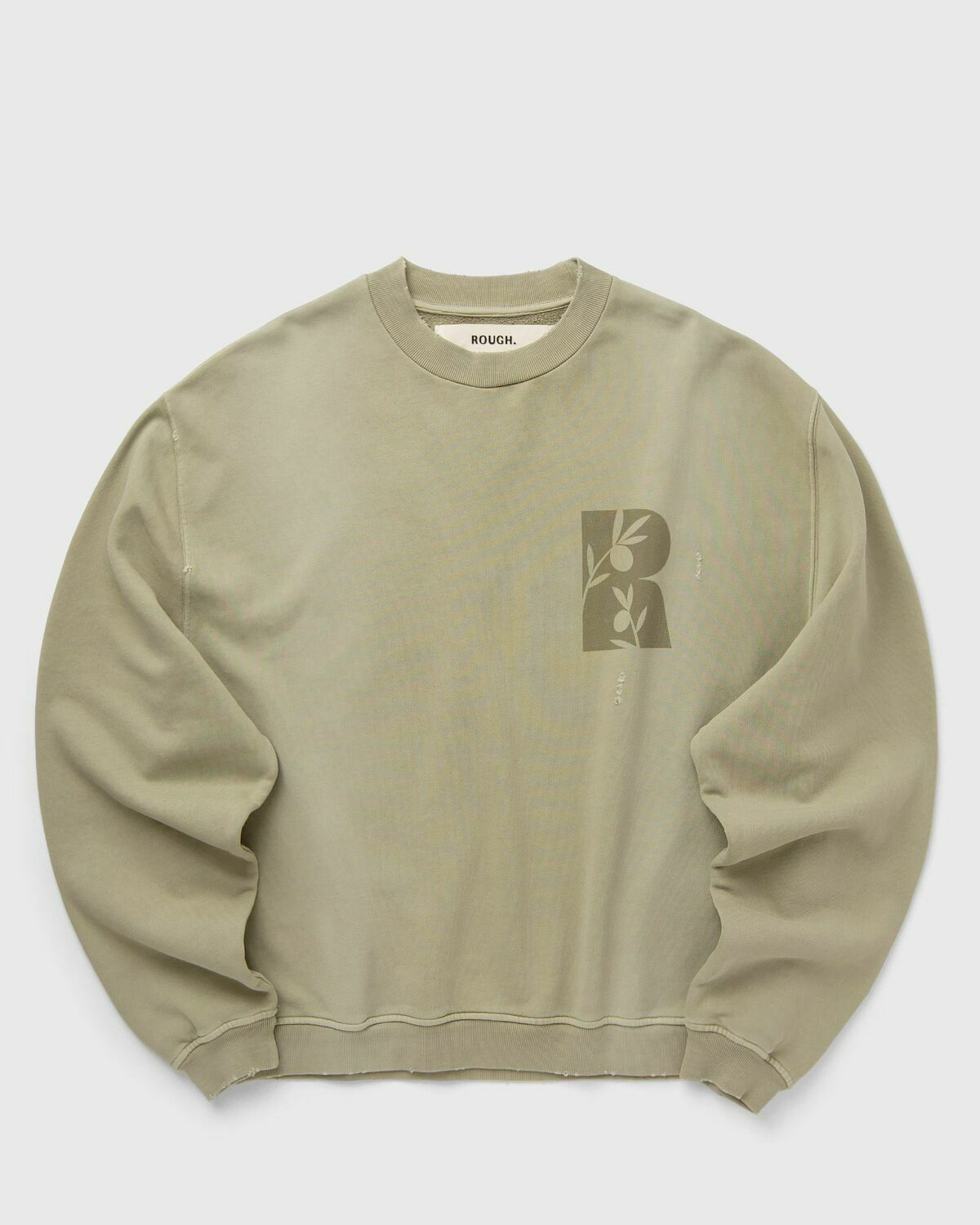 Rough. R SWEATSHIRT Green Men