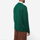 Casablanca Men's Orange Crew Knit in Green