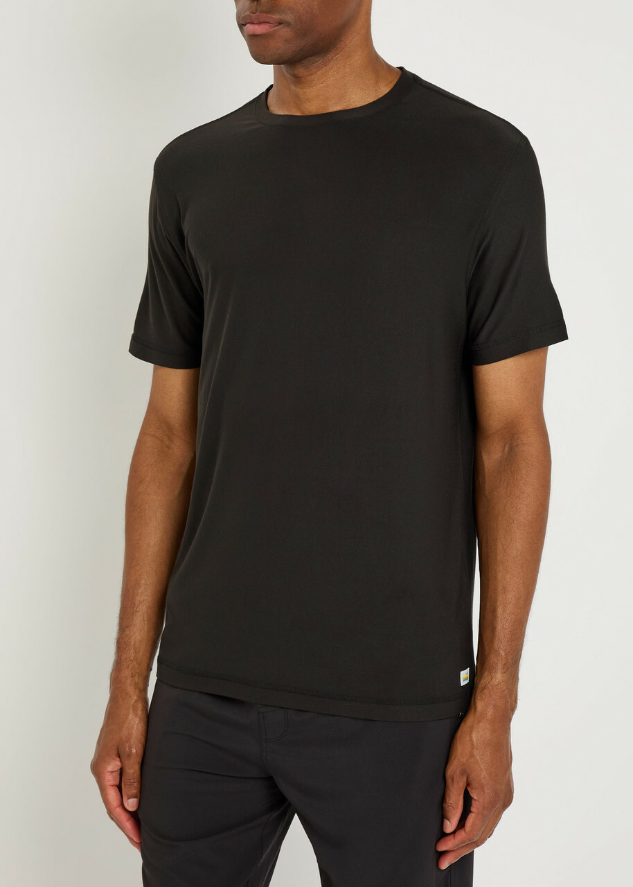 Vuori Strato Tech Stretch-jersey T-shirt Black