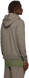 Rick Owens Drkshdw Taupe Jason Hoodie