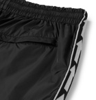 Off-White - Slim-Fit Webbing-Trimmed Shell Track Pants - Men - Black