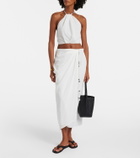 SIR Azura cotton wrap skirt