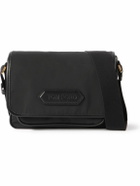 TOM FORD - Leather-Trimmed Recycled-Nylon Messenger Bag
