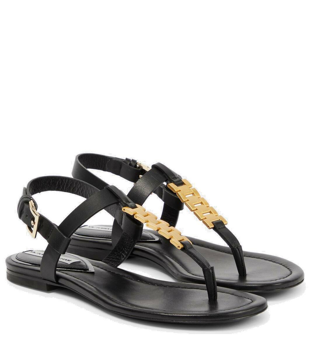 Victoria Beckham Leather thong sandals Victoria Beckham