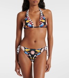 Dolce&Gabbana Capri printed halterneck bikini