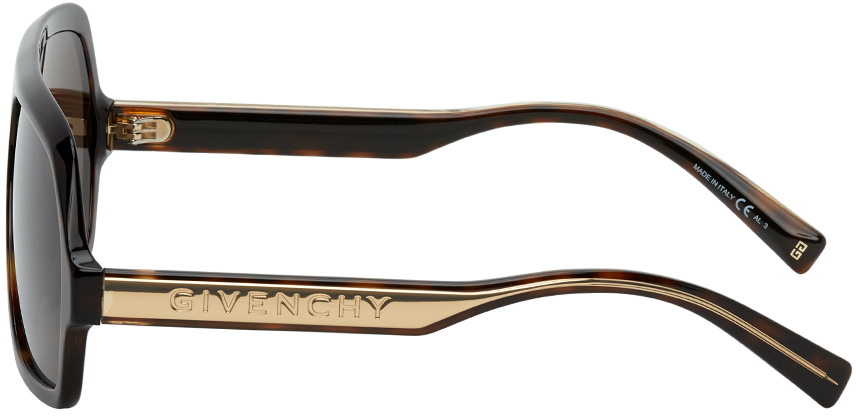 Givenchy Black Aviator Sunglasses with Gold Detailing Givenchy Black GV 7057/S Gold Stars Sunglasses Givenchy main image 2