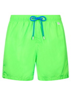 MC2 Saint Barth Man Lightweight Fabric Fluo Green Swim Shorts Lighting Pantone | Pantone® Special Edition