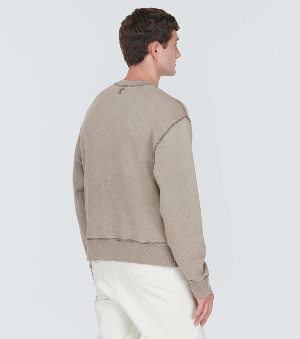トップス AMI paris cotton-jersey sweatshirt Ami Paris Cotton jersey sweatshirt AMI