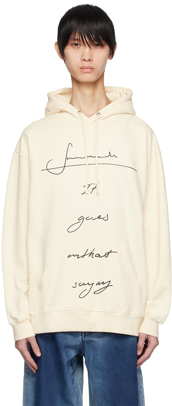 Photo: Saintwoods Off-White 'It Goes Without Saying' Hoodie