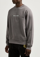 Daily Paper Click Logo Cotton Sweatshirt Grey