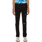 Amiri Black Thrasher Plus Jeans