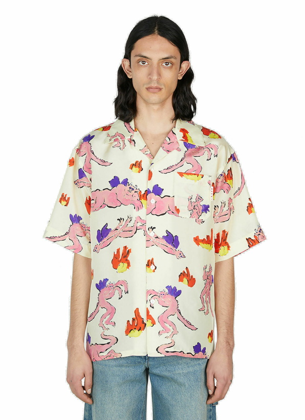 Photo: Marni - Graphic Print Shirt in Ivory