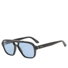 Retrosuperfuture Maneval Sunglasses in Black Cat 