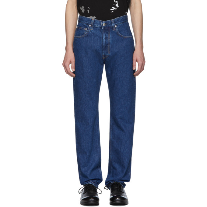 Photo: Helmut Lang Blue Masc Hi Straight Jeans