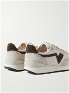 Visvim - FKT Runner Suede and Leather-Trimmed Nylon-Blend Sneakers - White