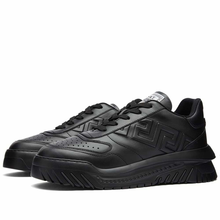 Photo: Versace Men's Medusa Head Sneakers in Black