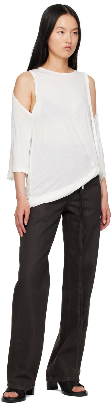 Ann Demeulemeester White Melissa Minidress