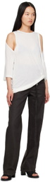Ann Demeulemeester White Melissa Minidress
