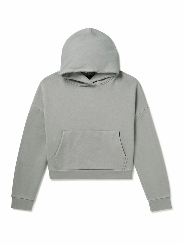 Photo: Entire Studios - Cotton-Jersey Hoodie - Gray