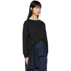 Stella McCartney Black Side Tie Sweatshirt