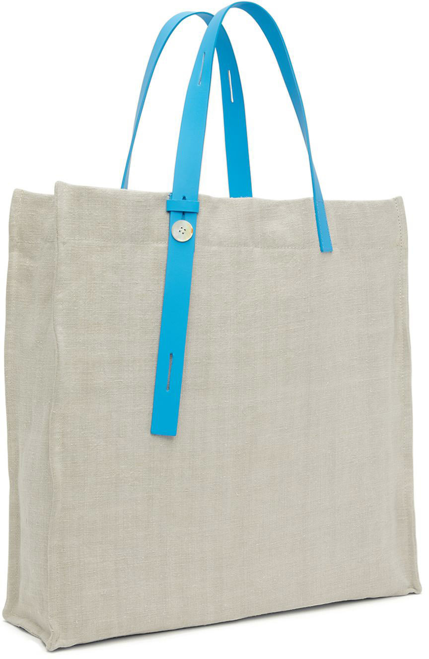 PB 0110 SSENSE Exclusive Blue HB 2 Tote
