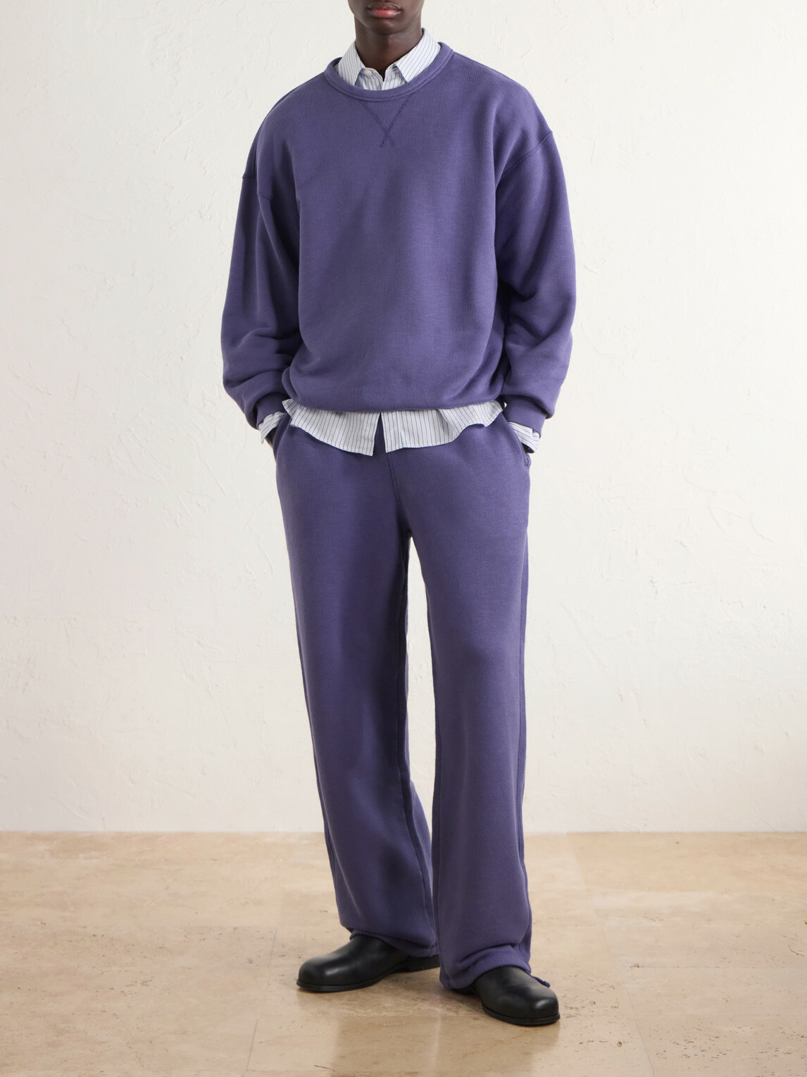 Aimé Leon Dore - Marina Cotton-Jersey Sweatshirt - Blue