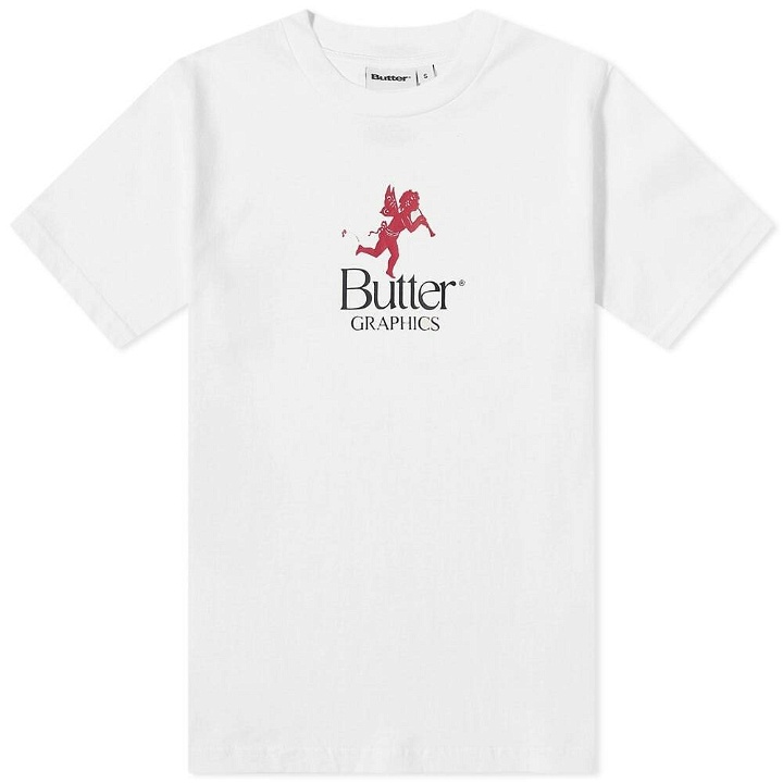 Photo: Butter Goods Men's Pixie Logo T-Shirt in White