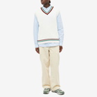 Palmes Men's James Knitted Vest in White