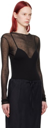 Gabriela Coll Garments SSENSE Exclusive Black No.211 Long Sleeve T-Shirt