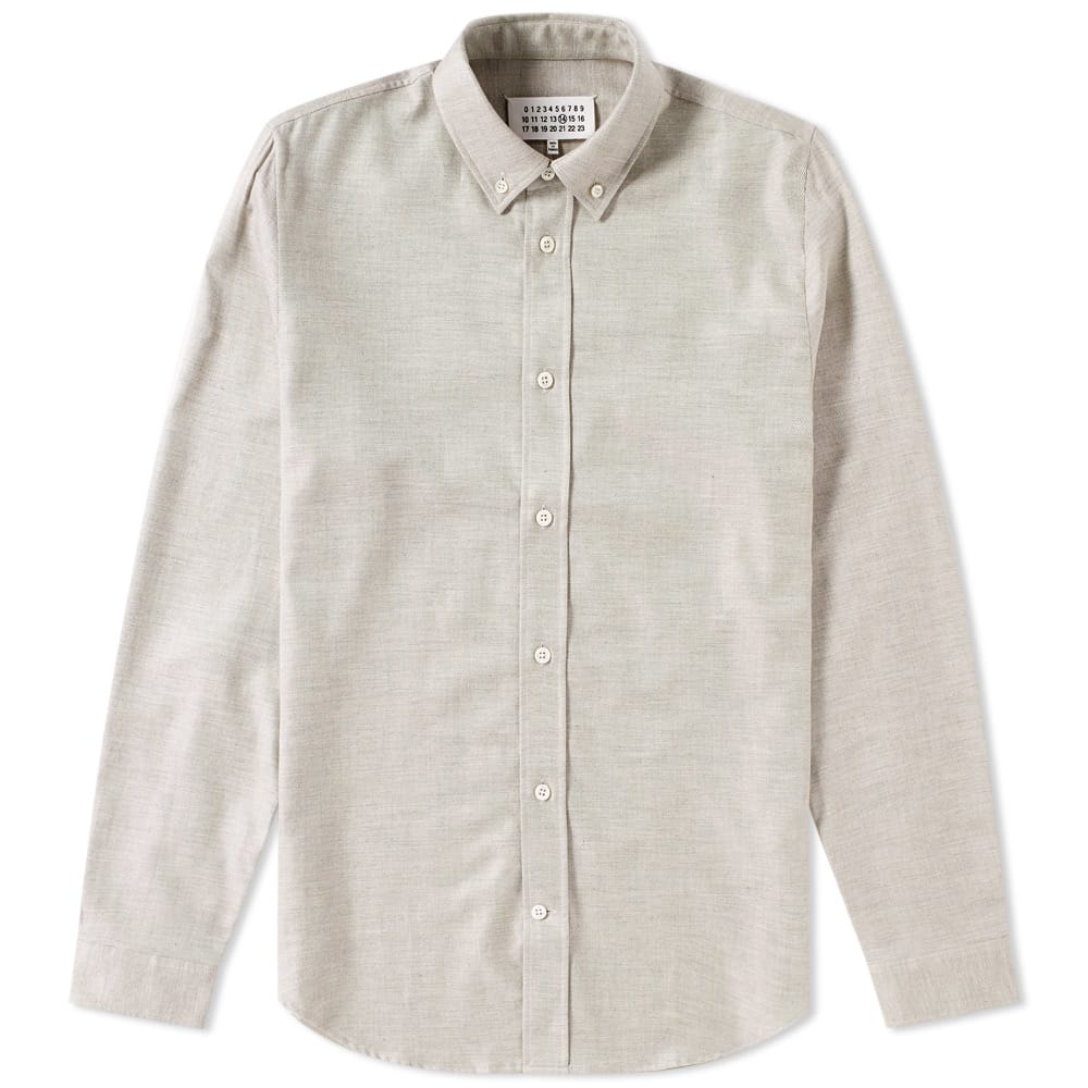 Maison Margiela 10 Button Down Flannel Shirt Maison Margiela