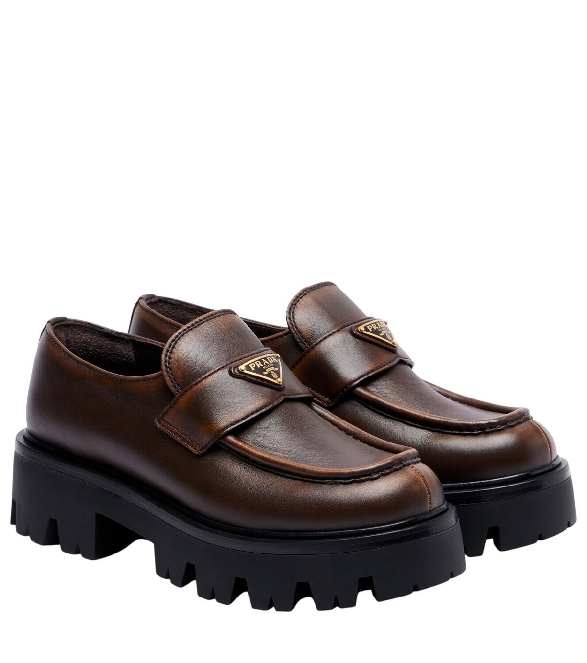 Prada Chocolate suede loafers Prada