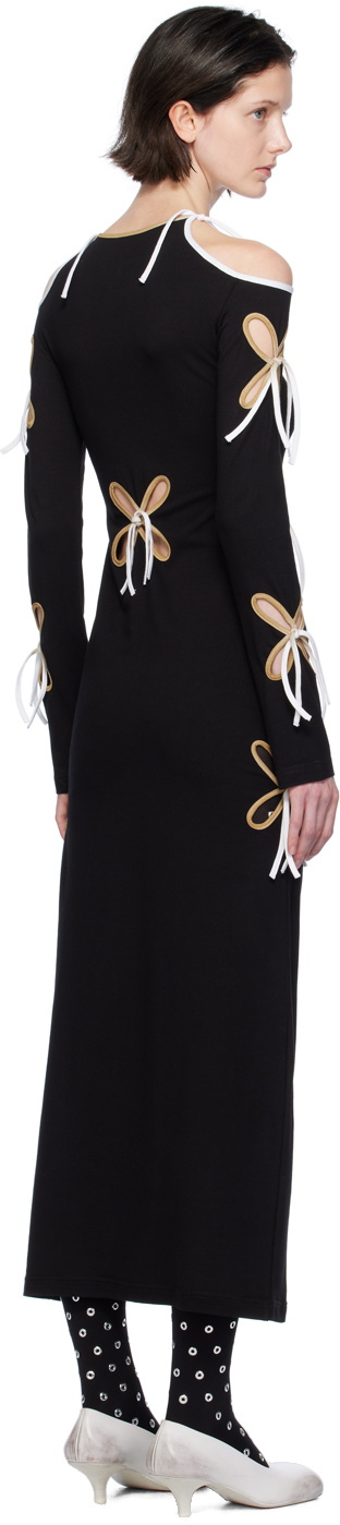 J.Kim Black Cutout Midi Dress