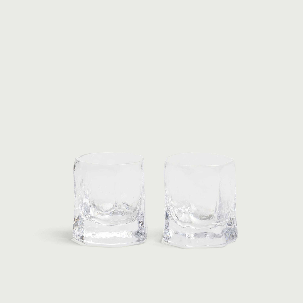 ferm LIVING Kiru Small Glasses - Set of 2 in Clear