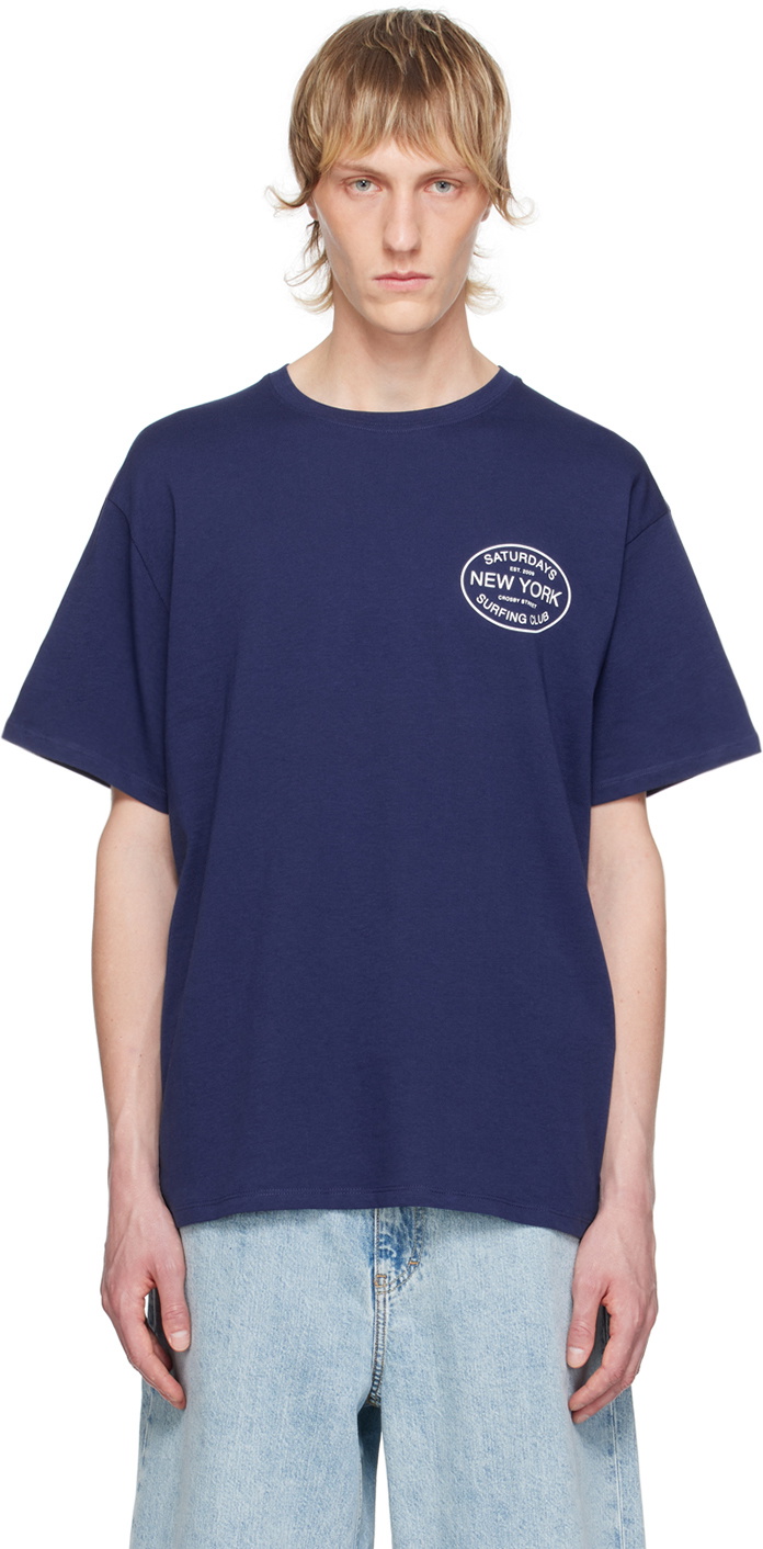 Saturdays NYC Navy Surfing Club Standard T-Shirt