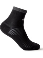 Nike Running - Spark Lightweight Stretch-Knit Socks - Black - US 8