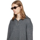 LOEWE Brown Epsilon Slim Sunglasses