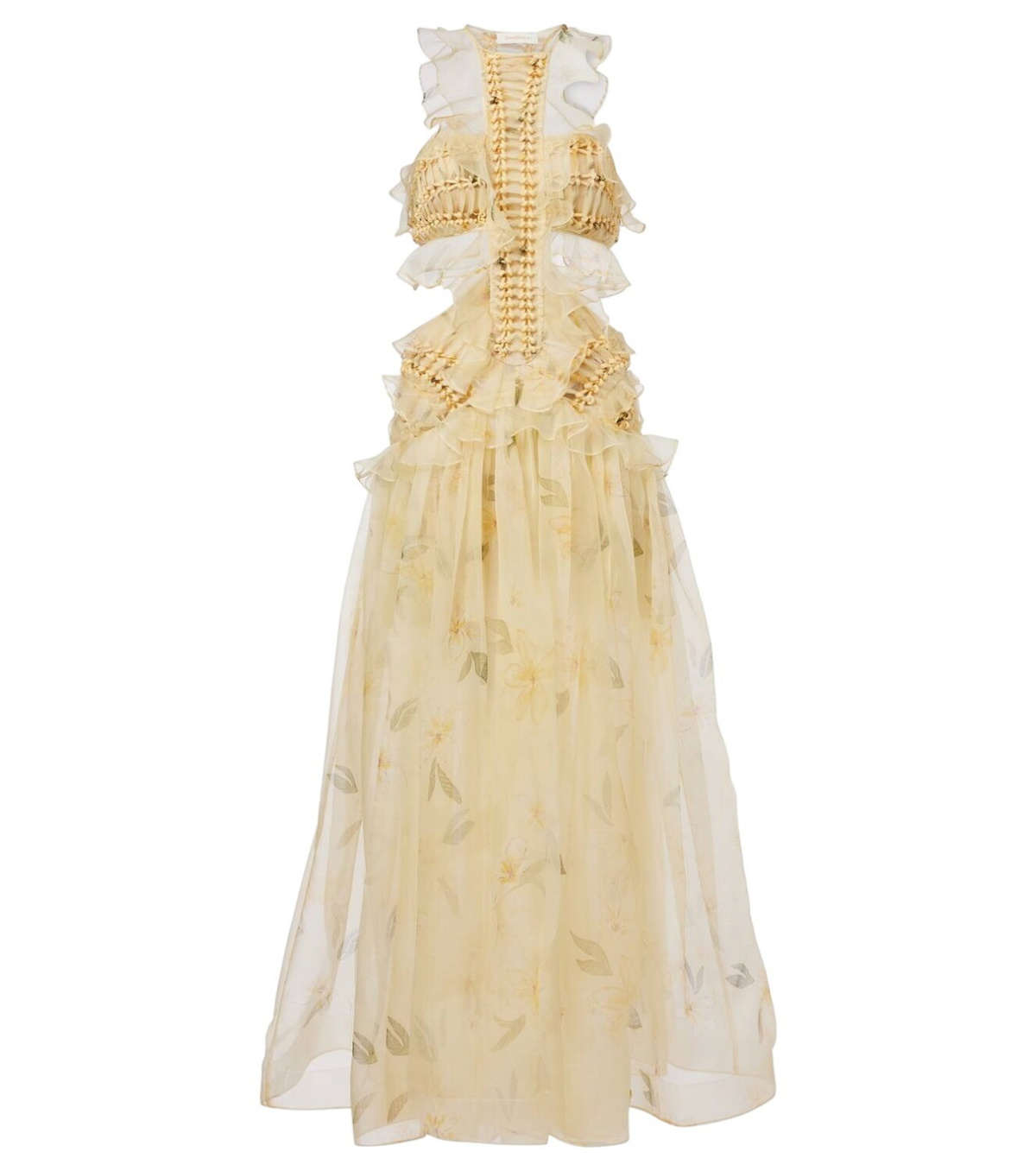 ワンピース ZIMMERMANN TALLOW GATHERED LONG DRESS Zimmermann TALLOW GATHERED MAXI DRESS | REVERSIBLE