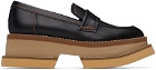 Clergerie Black Banel Loafers