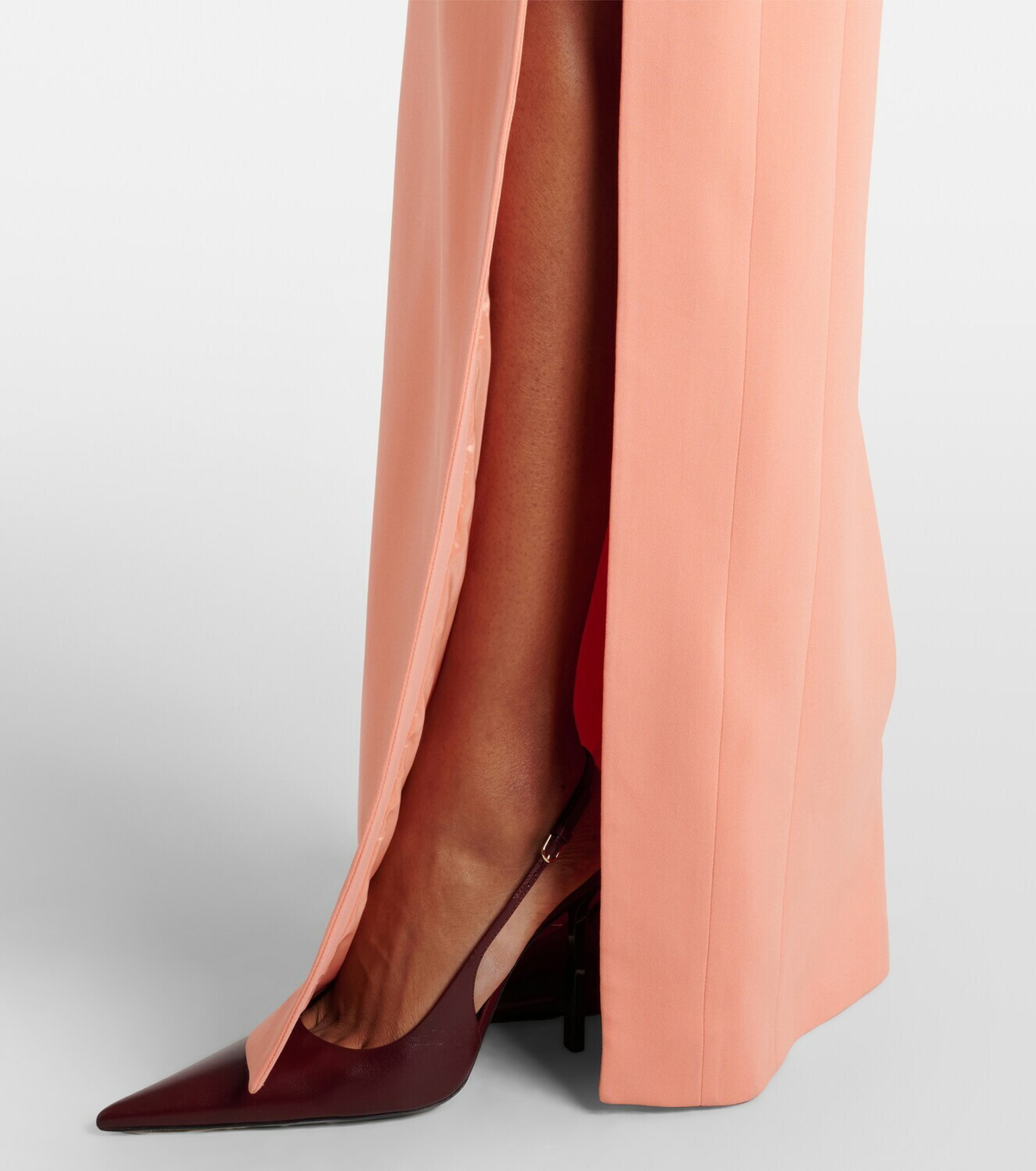 David Koma Floral-appliqué gown