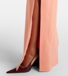 David Koma Floral-appliqué gown