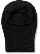 SAINT LAURENT - Metallic Cashmere Balaclava - Black