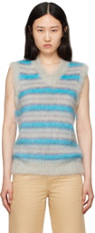 Marni Gray & Blue Iconic Vest