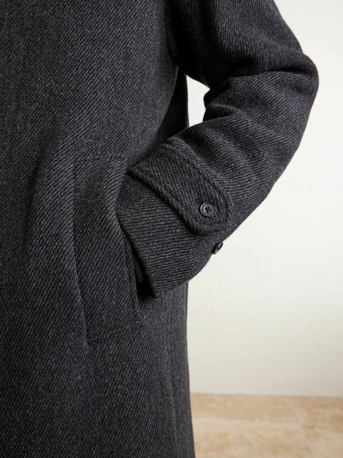 NN07 - Gibson 8449 Wool-Blend Coat - Black