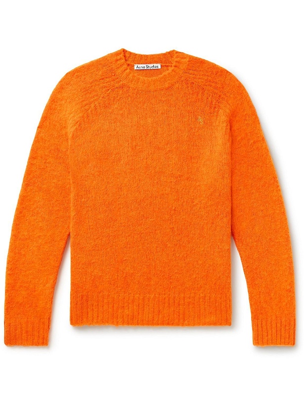 Photo: Acne Studios - Brushed ​Shetland Wool Sweater - Orange