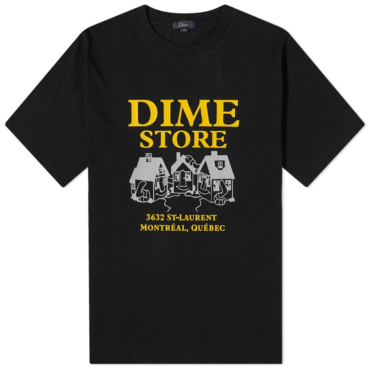 Photo: Dime Men's Skateshop T-Shirt in Black