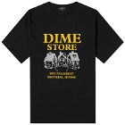 Dime Men's Skateshop T-Shirt in Black