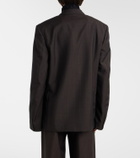 Gucci Pinstripe wool and mohair blazer