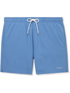 NN07 - Jules Straight-Leg Mid-Length Swim Shorts - Blue