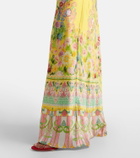 Camilla Printed silk charmeuse maxi dress